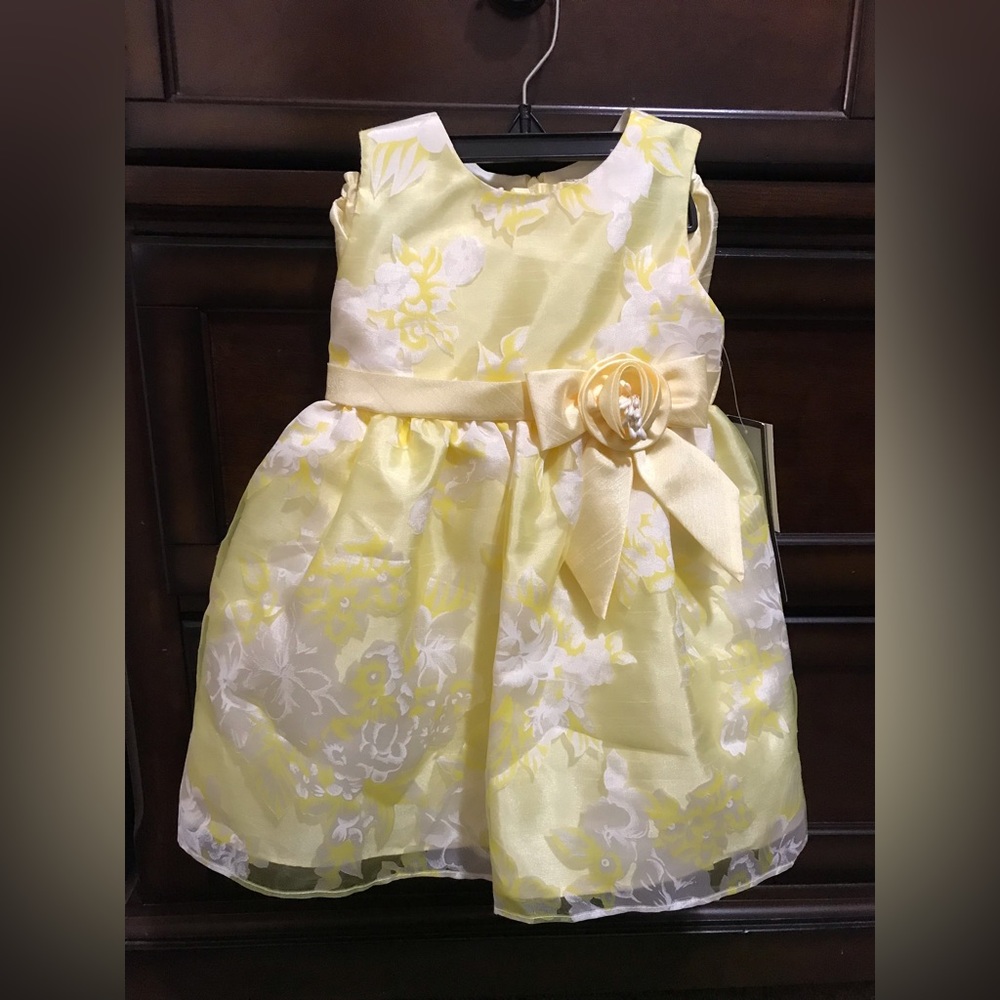 Jayne Copeland baby girl 24 month spring dress w/ diaper cover